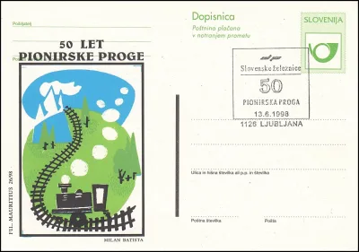50 LET PIONIRSKE PROGE - SLOVENSKE ŽELEZNICE